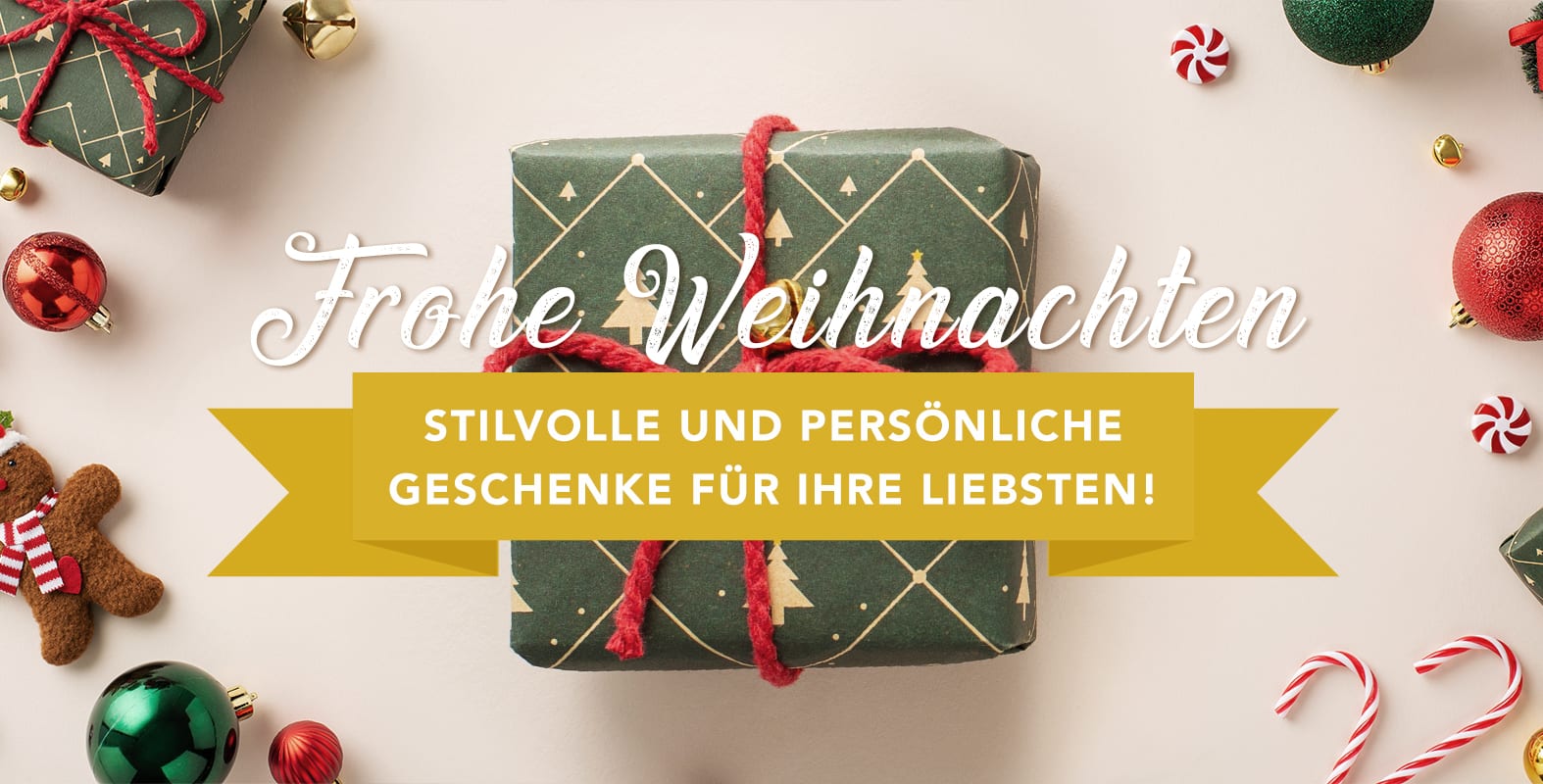 Feiern Sie Weihnachten mit Custtom! Stilvolle und persönliche Geschenke für Ihre Liebsten!
