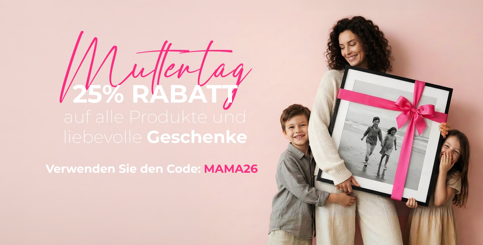 MUTTERTAG! 25% Rabatt auf alle produkte unde liebevolle geschenke! Verwenden Sie den Code: MAMA26