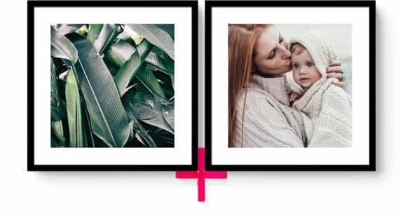 Frame mit gratis Abstandhalter