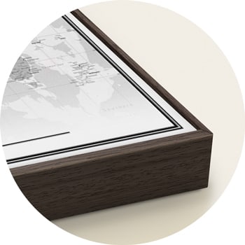 Chocolate Oak Schattenfugenrahmen