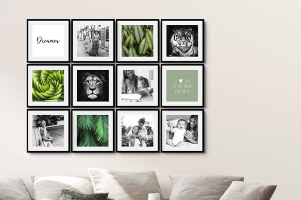 Kunststoff Frames fotokacheln mit rahmen