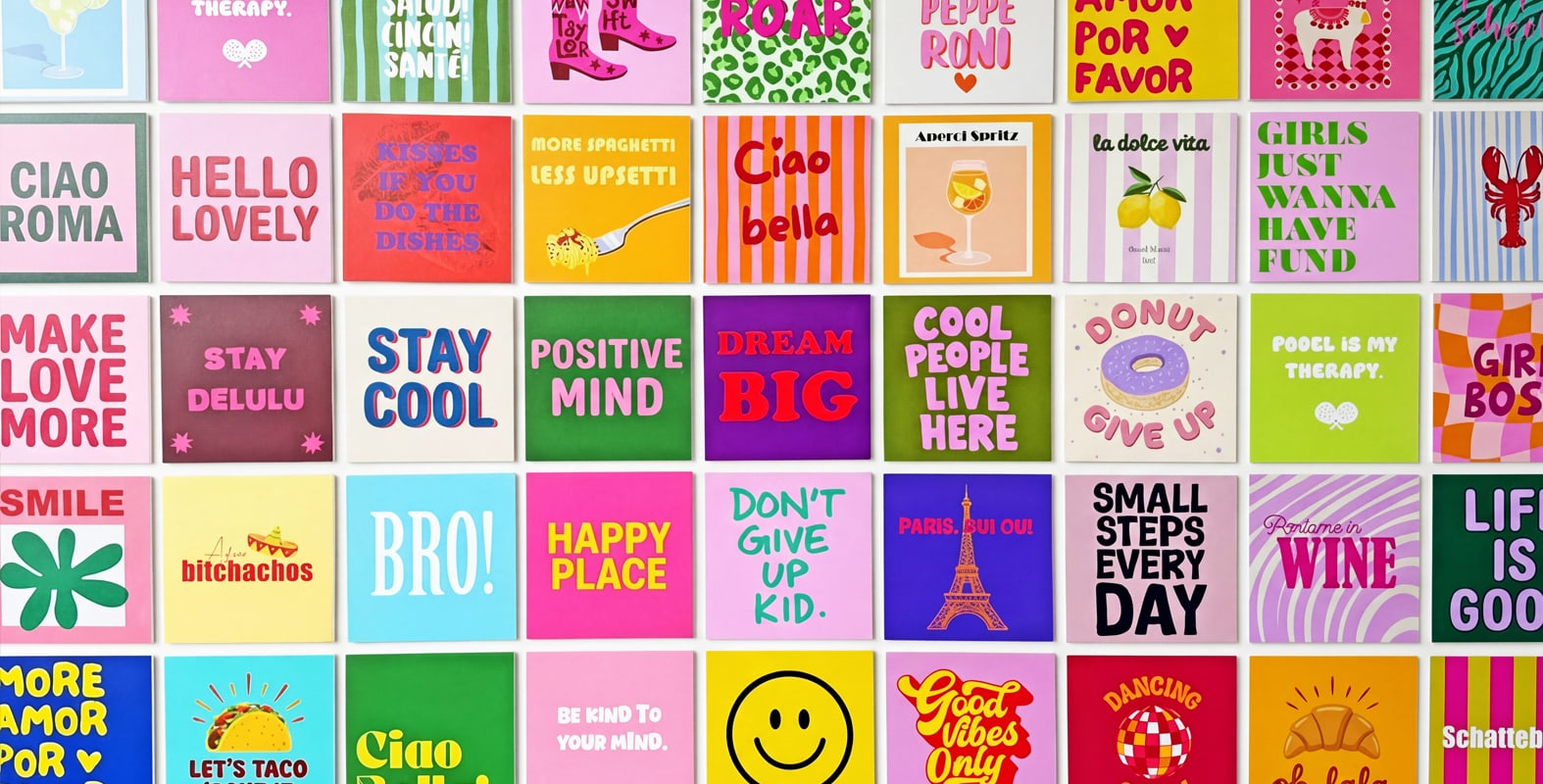 Happy Shapes. Auswahl aus über 100 verschiedenen Varianten