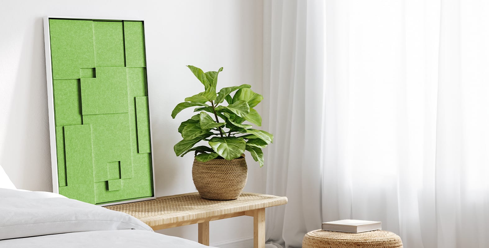 Filzkunst. Schöne Kunst für jedes Interieur. Warm, weich und akustisch absorbierend!