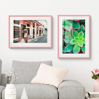 Foto im Rahmen Rosa